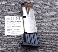 Mec-Gar 10 Shot Magazine for Daewoo 9mm K5 DP51 Nickel Lionheart LH9 5@20% off!
