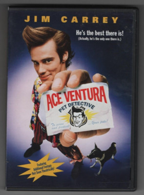 Ace Ventura: Pet Detective (DVD, 1994) Jim Carrey. Comedy. Humor.