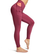 High Waisted Fitness Gym Leggings, Women Workout Yoga Pants with Pockets