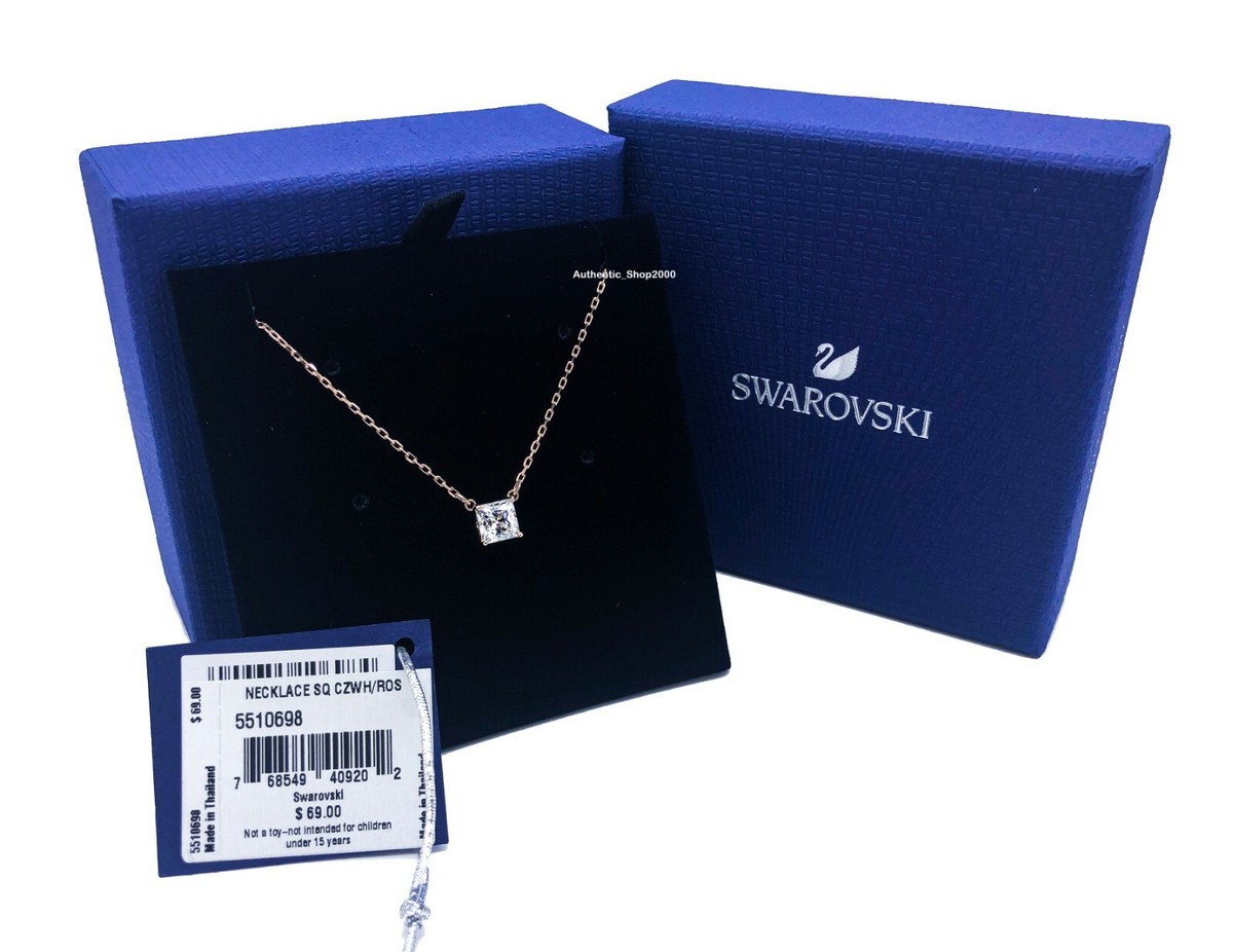 SWAROVSKI ネックレス ペンダント アトラクト スクエア 5510698 SWAROVSKI レビュー特典あり ネックレス ペンダント レディース