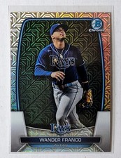 2023 Bowman Chrome Mega Box Wander Franco Mojo Refractor #97 Tampa Bay Rays