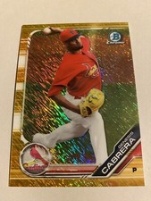2019 Bowman Chrome Genesis Cabrera /50 Gold Shimmer Refractor Cardinals🔥🔥🔥