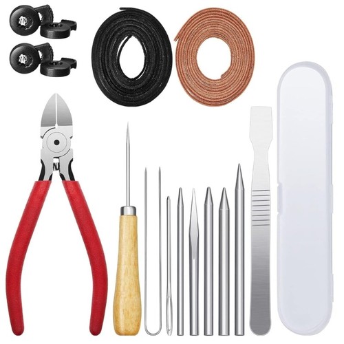 Kits de reemplazo de guantes de 16 piezas para reparación de guantes de softbol kits de cuidado de guantes de béisbol - Imagen 3 de 8