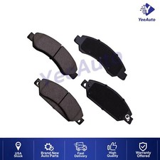 For Chevy Tahoe Avalanche Silverado Suburban Sierra 1500 Front Ceramic Brake Pad