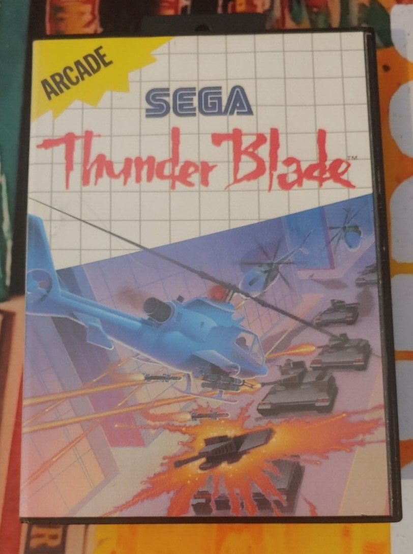 Thunder Blade (1992) Sega Master System (Modul, Manual, Box) working CIB
