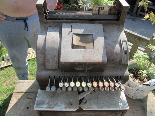 VINTAGE NATIONAL CASH REGISTER