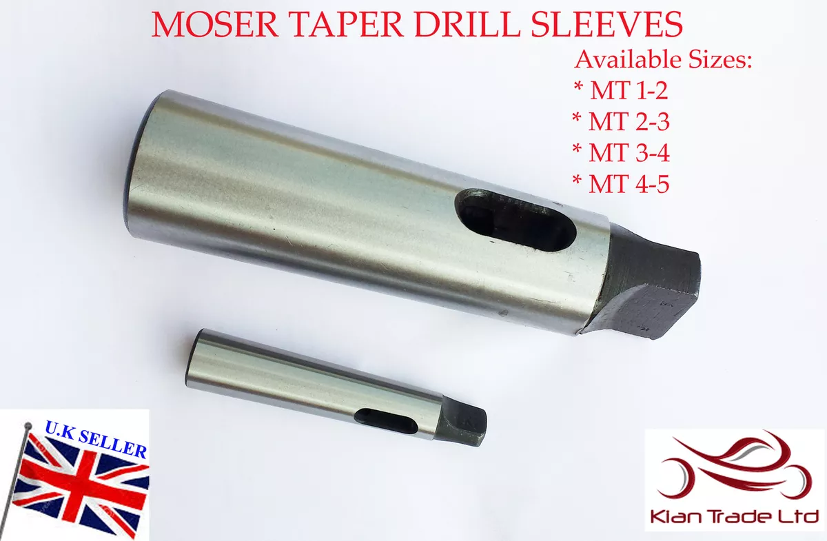 LATHE Morse Taper Chuck Drill Sleeve Reducer All Sizes 1 2MT 2 3MT