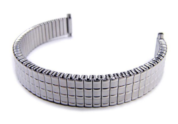 Minott Flex Uhrenarmband Edelstahl Zugband Mit Teleskop-Anstoß 20985-image