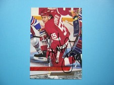 1993/94 FLEER ULTRA NHL HOCKEY CARD #239 KEITH PRIMEAU NM SHARP+ AUTO AUTOGRAPH