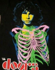 THE DOORS JIM MORRISON VTG 90's Black Men S-234XL B044