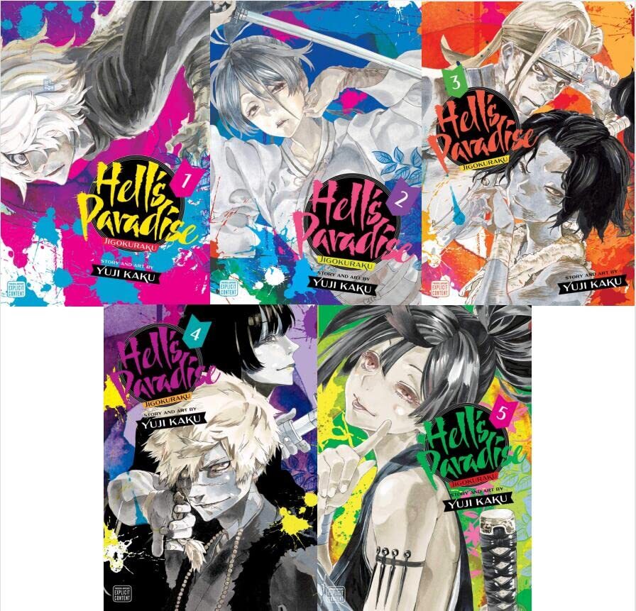 Hell's Paradise: Jigokuraku volume 1-5 Collection 5 Book Bundle