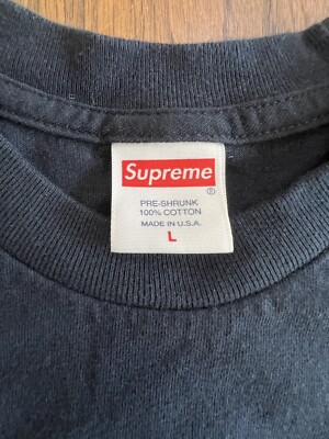 Supreme Box Logo L/S Tee L Navy ロンT Supreme Box Logo L/S Tee Navy Men's - FW20 - US