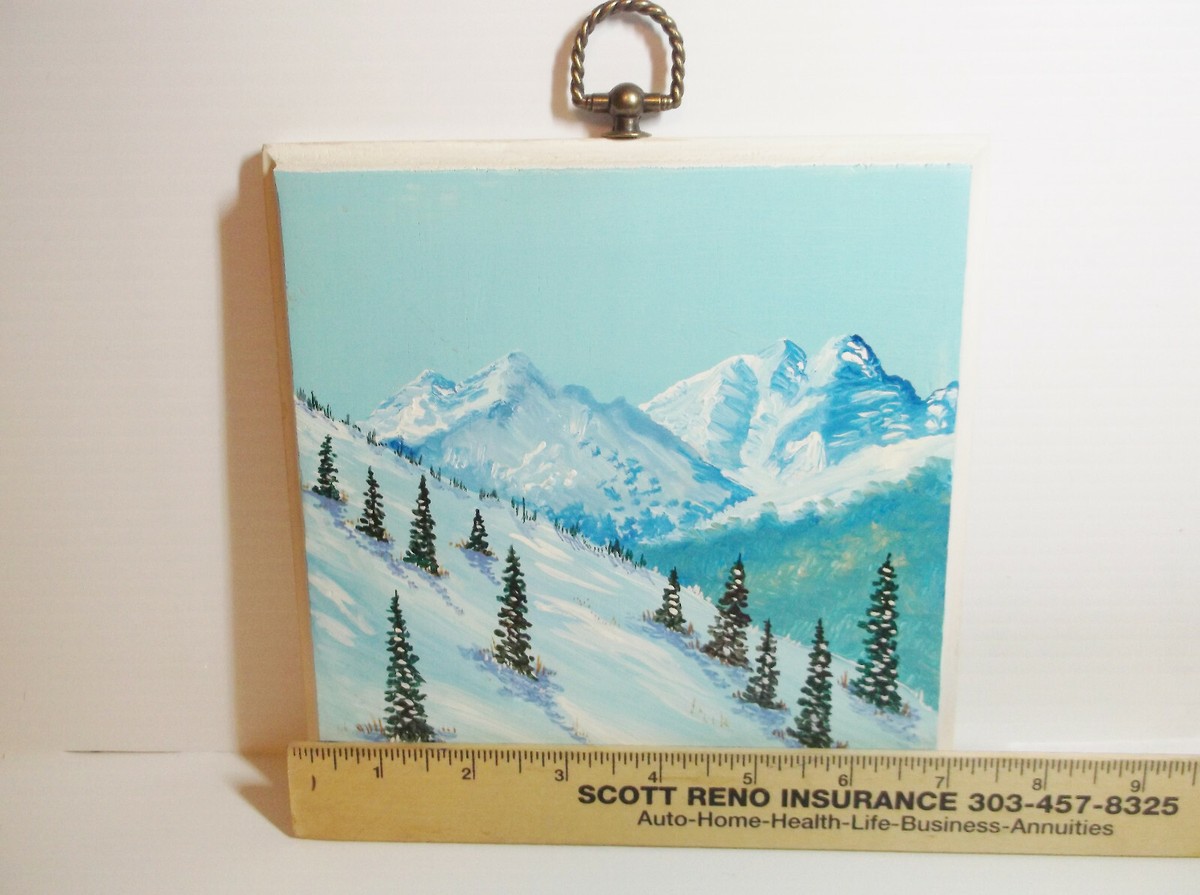 置物 WINTER MOUNTAINS 7 X 7