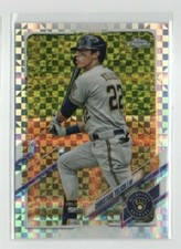 2021 Topps Chrome X-FRACTOR MEGA BOX CHRISTIAN YELICH MILWAUKEE BREWERS
