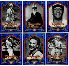 Single Card You Pick! - 2012 Panini Cooperstown Baseball BLUE Crystal #d/499 Single Card You Pick! - 2012 Panini Cooperstown Baseball BLUE Crystal #d/499