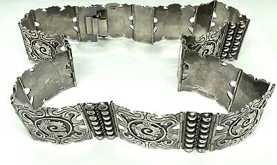 Vintage Sterling Mexican Belt Bracelet To-01 .925 | eBay Vintage Sterling Mexican Belt Bracelet To-01 .925 | eBay
