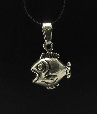 Sterling Silber Anhänger Charm gepunzt 925 kleiner Fisch PE000514 Kaiserin