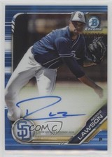 2019 Bowman Chrome Prospect Blue Refractor /150 Reggie Lawson #CPA-RL Auto 7qg