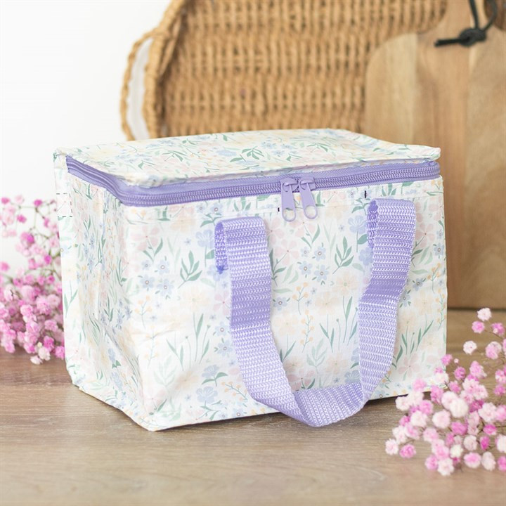 Ditsy Floral Spring Reusable Eco Lunch Bag Lunch Box. Gift For Her.