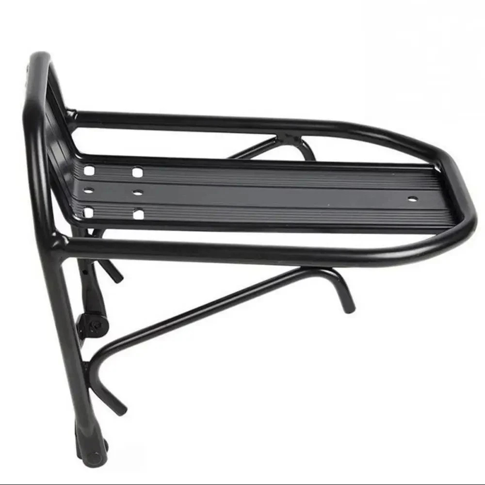 (New) Aluminum Alloy Mtb Road Bike Front Rack - Bicycle Carrier Panniers Luggage Shelf (12.99 USD)