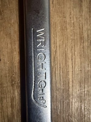 Vintage Wright Grip USA #1116 1/2  Combination Wrench