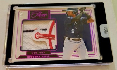 RODERICK ARIAS 2024 PANINI THREE AND TWO LOGO PATCH CARD #4/6!