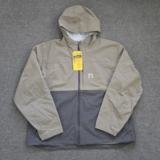 Carhartt Men's 2XL Storm Defender Relaxed Fit Lightweight Packable Rain Jacket