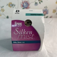 L’eggs Silken Mist SHAPER Panty Size B Nude Silky Sheer Leg Pantyhose-NEW!