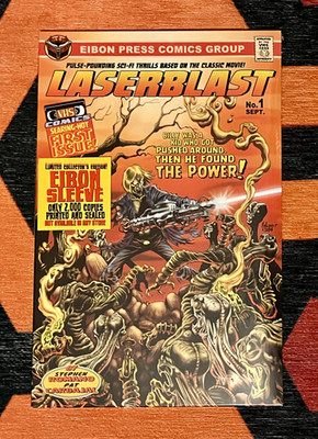 Eibon Press LASERBLAST Issue #1 VHS Comics SIGNED Limited Edition OOP/NEW/SEALED