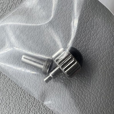 2 Sets 6.5MM Black Cermaic Crown Replacement Part Generic for J12 Men Watch