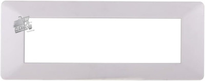 7 Seater Plate Compatible Vimar Plana White Technopolymer Civil Series Support