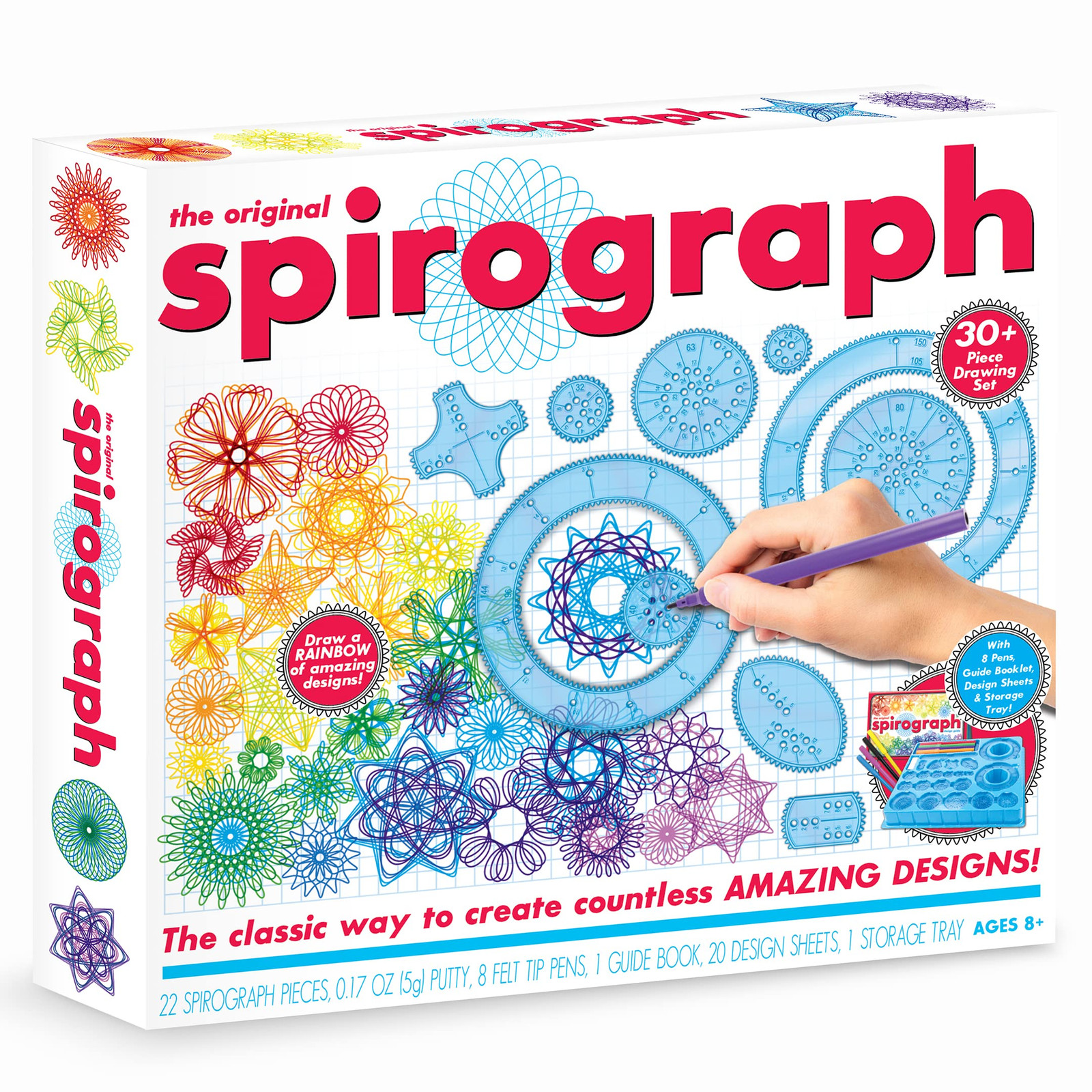 Spirograph Original, Multicolor, One Size (SP202) Original with Markers One Size
