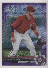 2017 Bowman Chrome Prospects Purple Shimmer Refractor Carter Kieboom #BCP239 yj7