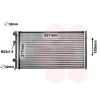 Van Wezel WasserküHler FüR Seat Arosa VW Golf III Lupo Polo Vento 1,0 - 2,9