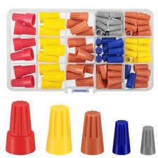 102 Pcs Wire Nuts Connectors Assortment Kit, Colorful Wire Caps Electrical Wi...