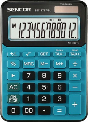 8590669162963 Calculator SEC 372BU Table, 12 Digit LCD SENCOR