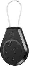 Airtag Keychain Holder, Secure Lock Case with Wire Cable, Protective Waterproo
