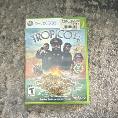 Kalypso Media Tropico 4 Xbox 360 Simulation Strategy 2011 Manual Included Case