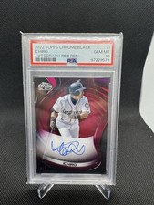 2022 Topps Chrome Black Red Auto /5 Refractor SP Ichiro PSA 10 HOF Mariners