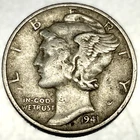 1941-P Mercury Dime 10c Circulated Condition 90% Silver US Coin - 4002