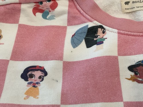 MONICA & ANDY Disney Pink & White Sweatshirt/Pants. Girls Size 6/7. Excel Cond. - Picture 8 of 8