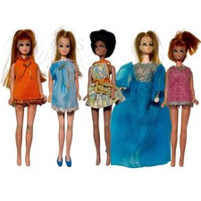Vintage 70s Topper Dawn Friends Doll Collection - Glori Dale Dancing Dawn