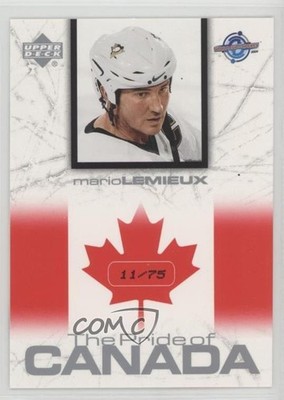 2004 Toronto Fall Expo The Pride of Canada 11/75 Mario Lemieux #CAN18 HOF 2o7