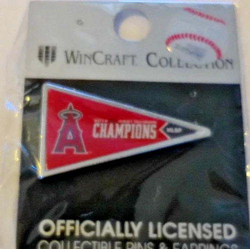 MLB LA ANGELS 2014 West Division Champions Label Hat Pin - NEW - Image 2 of 3