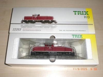 Trix 22203 Diesel-Rangierlokomotive mit Telexkupplung BR 290 der DB   NEU/OVP