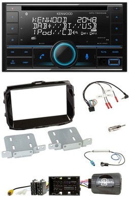 Kenwood CD 2DIN DAB USB Steering Wheel Bluetooth Car Stereo for Alfa Giulietta 2014-2021