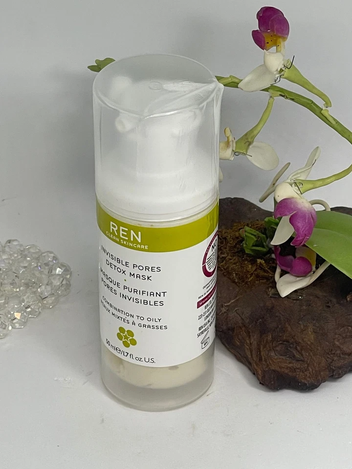 REN Invisible Pores Detox Mask for Combination to Oily Skin - 1.7 oz-New in Box* - Image 4 of 4