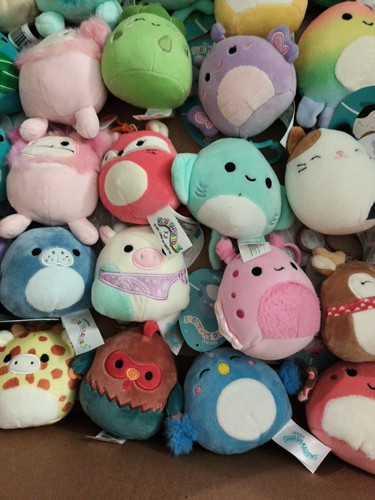 Lot of 43 Mini Squishmallows Clip-On Keychain Plush ALL Varieties ALL BNWT NEW - Picture 11 of 20