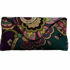 Women's Vera Bradley Paisley Eyeglass Case, One Size, Purple and Teal