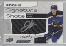 2018 Upper Deck Engrained Rookie Signature Shots 216/249 Jordan Kyrou Auto 8tn